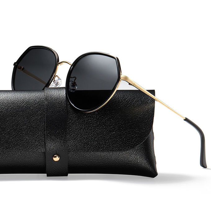 Polarized Women BSCI 142MM Resin Lens Sunglasses Luxury PC With Metal 7
