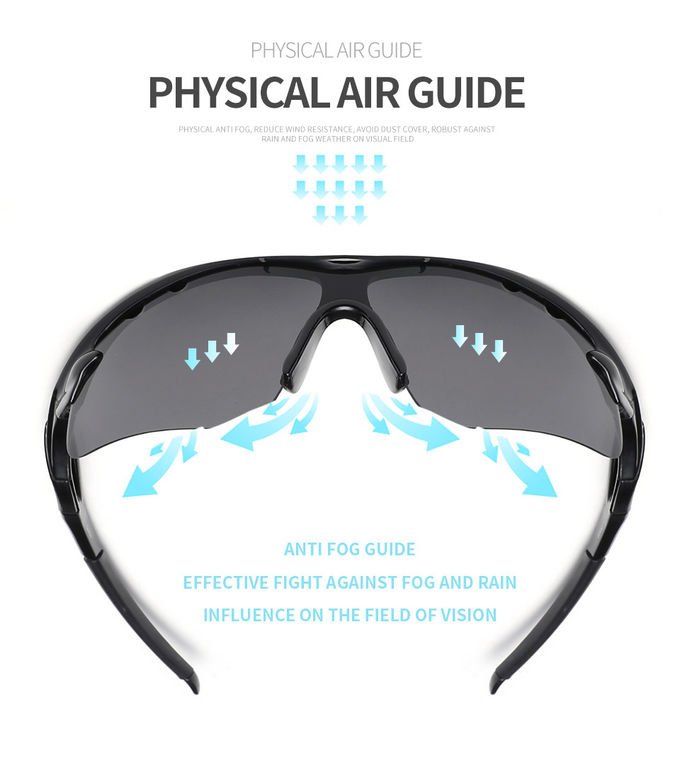 Outside Cycling Polarized Sports Sunglasses 4 Interchangeable Lenses 4