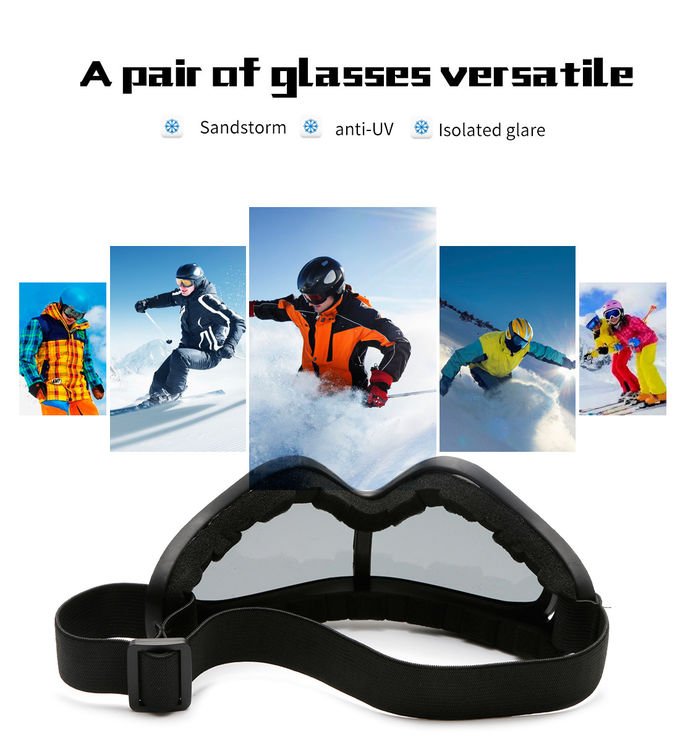Ski Goggles Over Glasses Ski Snowboard Goggles Unisex 100% UV Protection 1