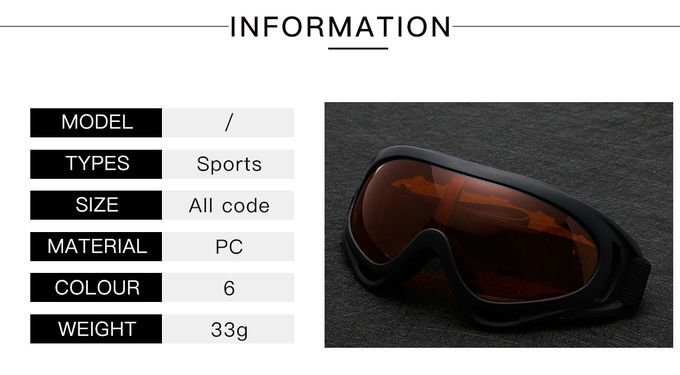 Ski Goggles Over Glasses Ski Snowboard Goggles Unisex 100% UV Protection 2