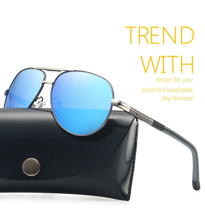 Stylish UV400 Polarized Sunglasses Black Square Unisex Vendors Trendy Mens 0