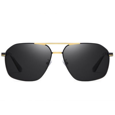 Men Polarized HD Drive Retro Pilot Sunglasses Anti Glare Goggles Ultralight Frame