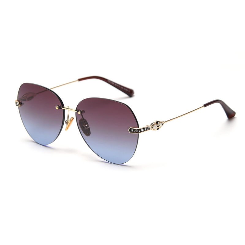 buy Captain Fashion Cool 141mm Metal Frame Polarized Sunglasses Big Metal Frame Glasses online manufacturer