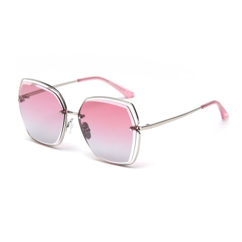 buy UV400 Gradient Lens Sunglasses Hollow Metal Frame Polarized online manufacturer