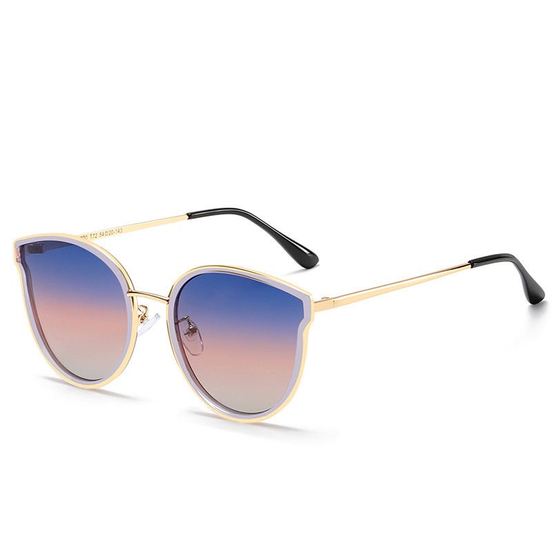 China Trendy UV400 Big Frame Personalized Driving 142MM Women Sunglasses company