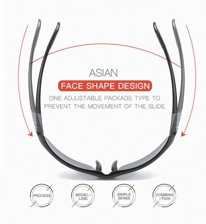 Cycling Running Sports Polarized Sunglasses Rectangle Half Rim Women Men 2