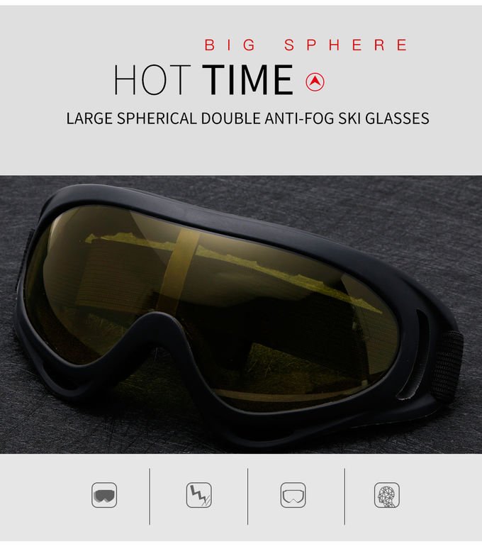 Ski Goggles Over Glasses Ski Snowboard Goggles Unisex 100% UV Protection 8