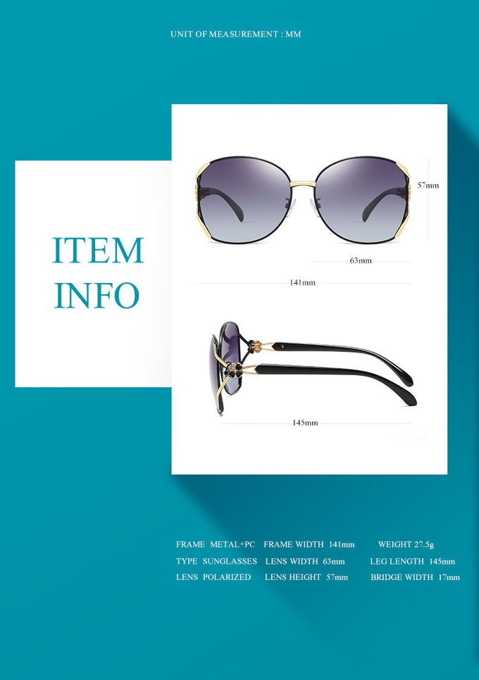 UV400 Metal Polarized Sunglasses Retro TAC Four Leaf Clover Sunglasses 1