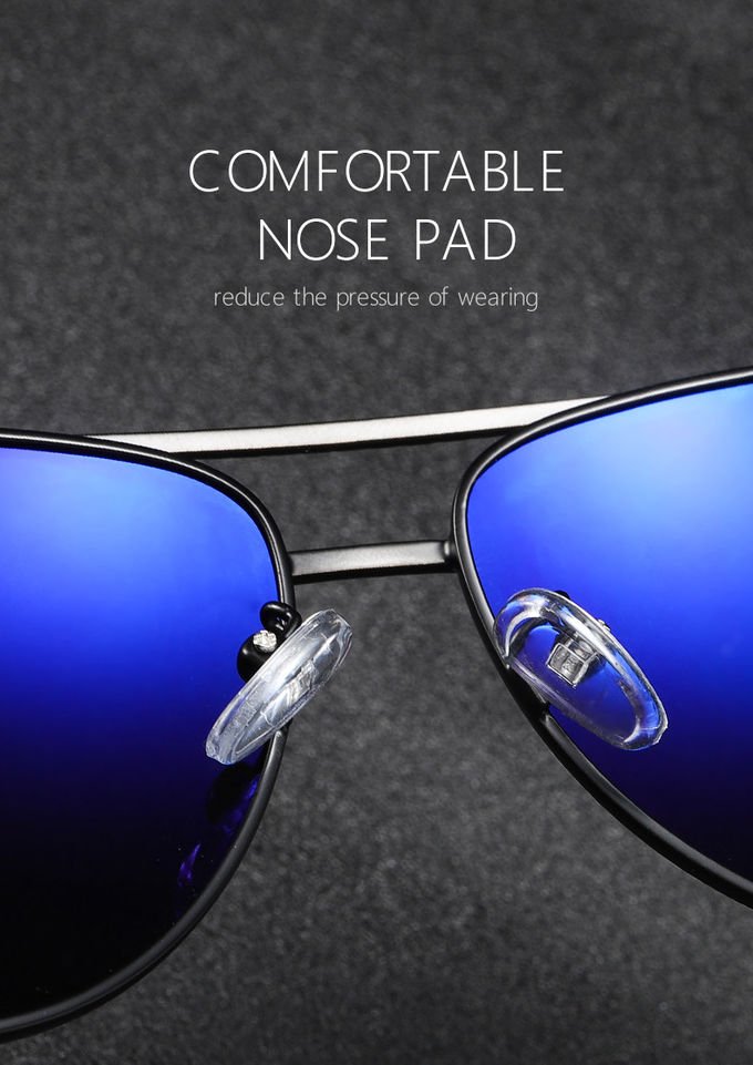 Alloys Pilot Polarized Lens Mens Luxury Sunglasses UV400 Driving Night Fishing Glasses 2