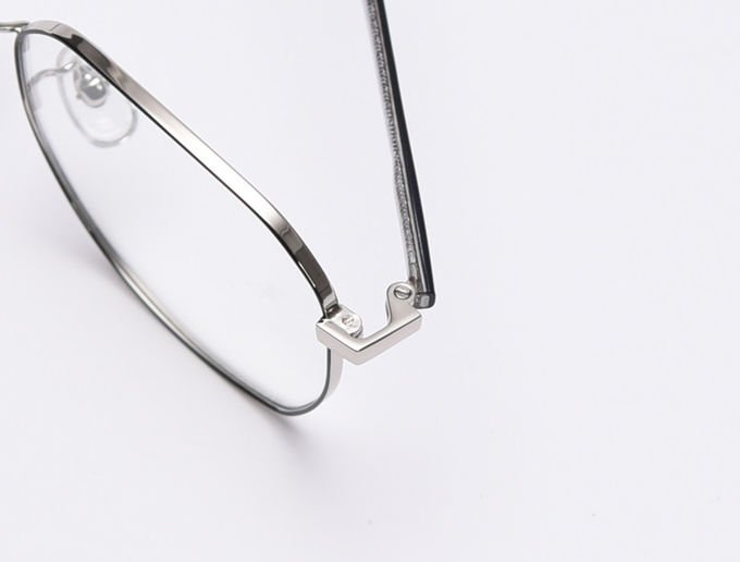 Optical Metal Acetate Eye Glasses Men Women Fashionable Blue Light Glasses 7