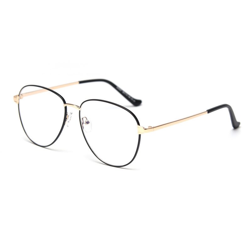 buy Oversized Rectangle Metal Anti Blue Ray Computer Glasses Outdoor Optical Frame online manufacturer