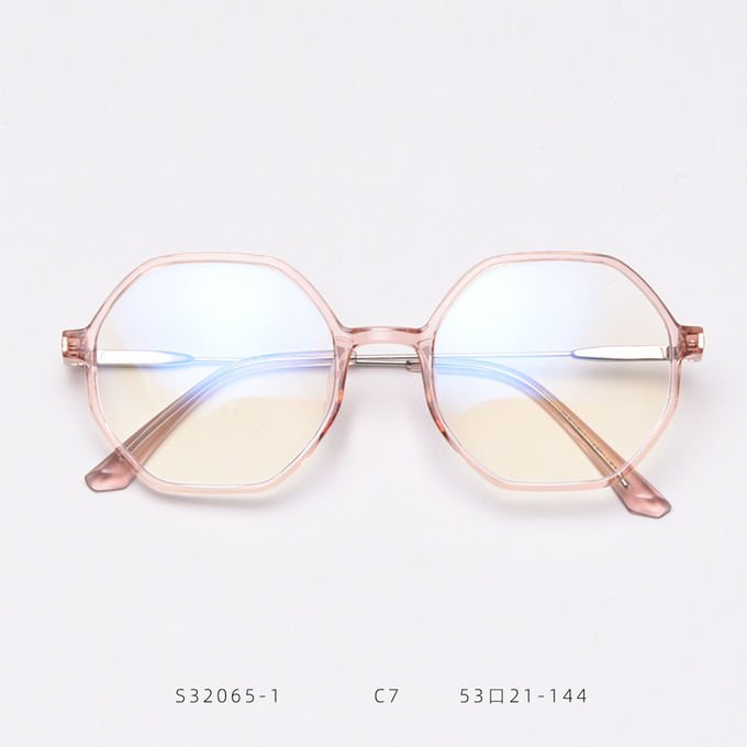 Retro Polygonal Anti Blue Light Glasses Men Women Fashion Optical Computer 0