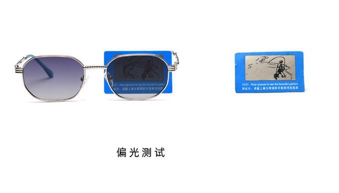 Frameless Girls Metal Frame Women Polarized Fashion Sunglasses 137MM 10