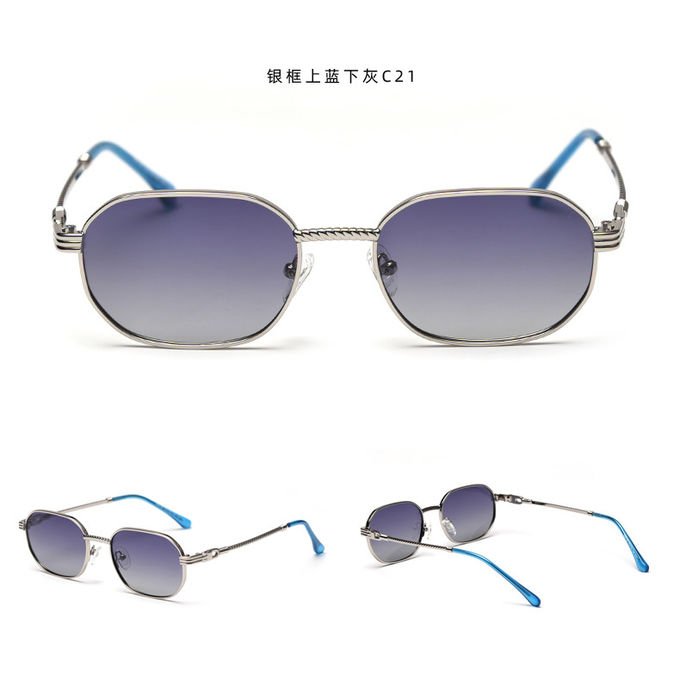 Frameless Girls Metal Frame Women Polarized Fashion Sunglasses 137MM 5