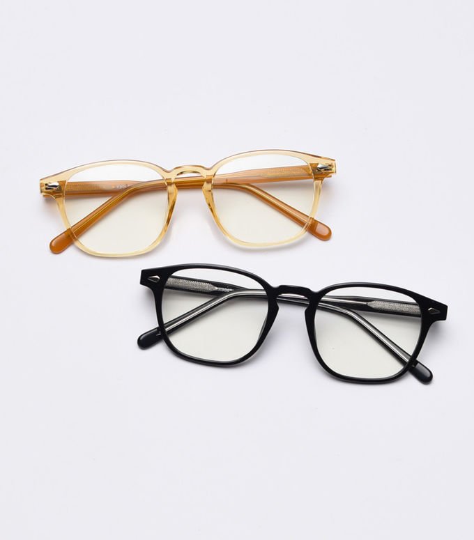 OEM/ODM Simple TR90 Material Glasses Square Computer Anti Blue Light Blocking 0