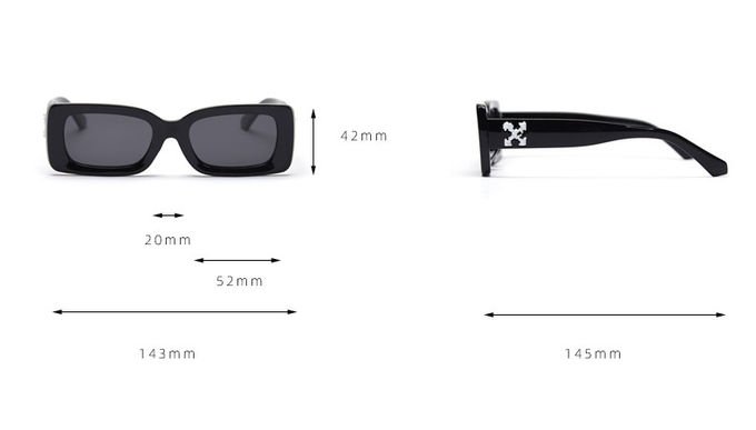 Colorful Lens Small 143MM Trendy Rectangle Frame Sunglasses BSCI TR90 13