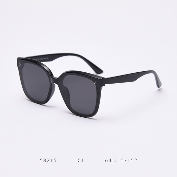 Women Retro Big Frame Square TR90 Sunglasses Trendy Polarized Men 3