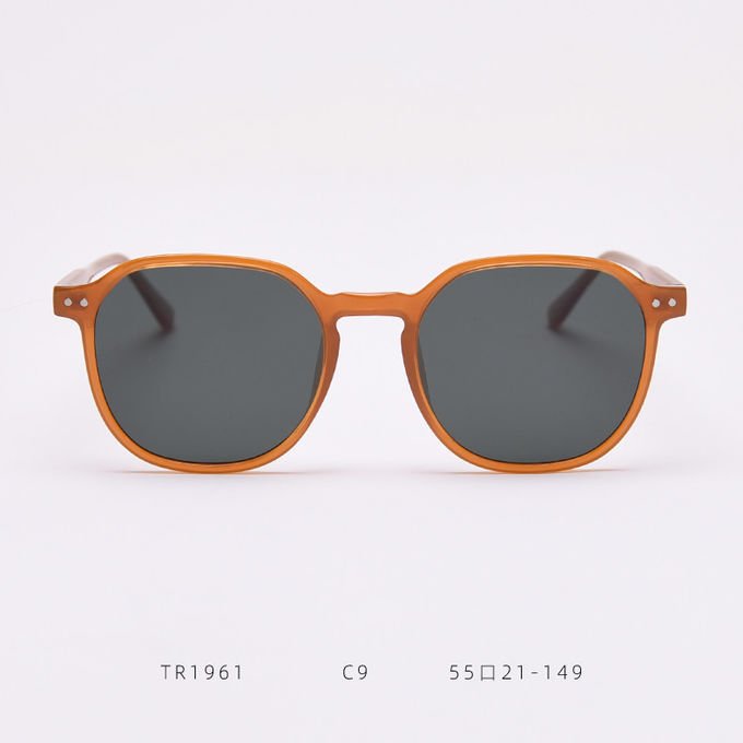 European American Square Frame Polarized Sunglasses Ins Photo Men Women 3