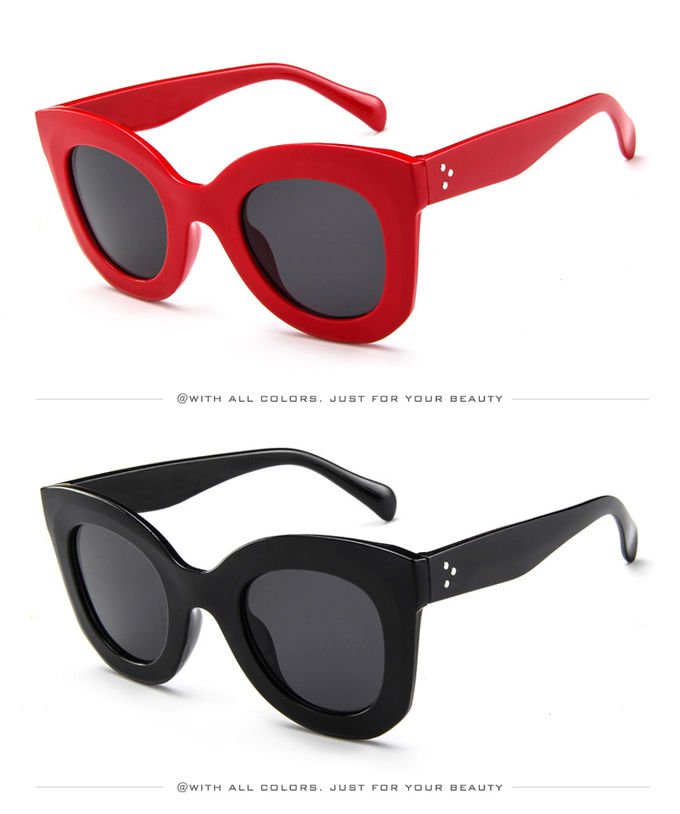 Butterfly Frame Sunglasses Fashionable Unisex Square Solaires 4