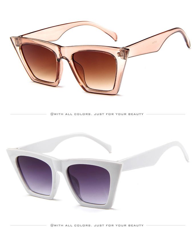 Retro Luxury Sunglasses BSCI Women'S Plastic Candy Color Glasses Outdoor Travel 3