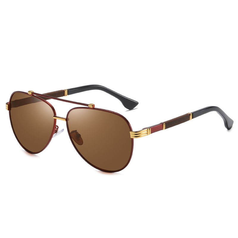 China Shades Trendy UV400 Polarized Stylish Sunglasses TAC Luxury Men BSCI company