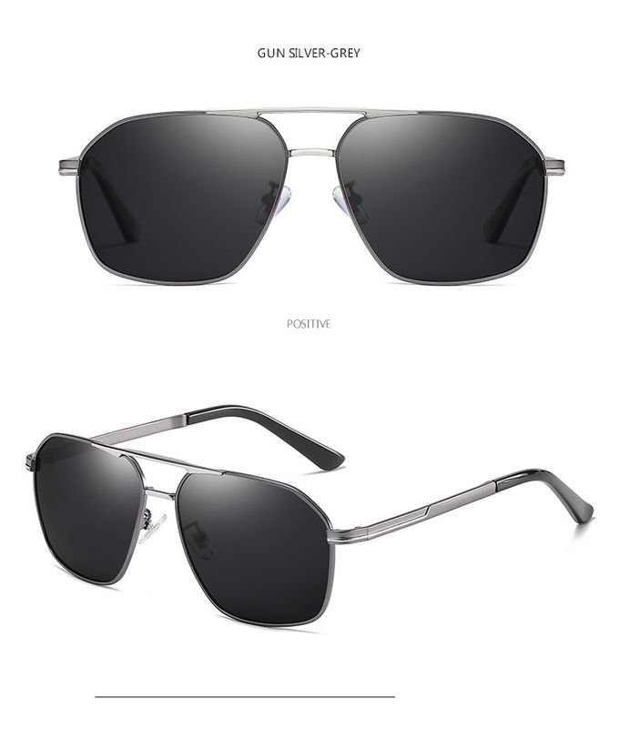 Men Polarized HD Drive Retro Pilot Sunglasses Anti Glare Goggles Ultralight Frame 9