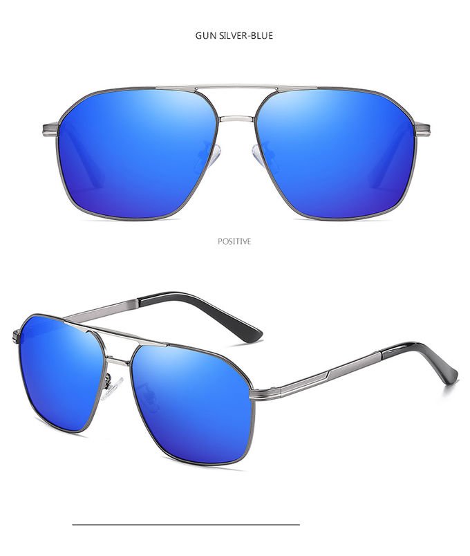 Men Polarized HD Drive Retro Pilot Sunglasses Anti Glare Goggles Ultralight Frame 8