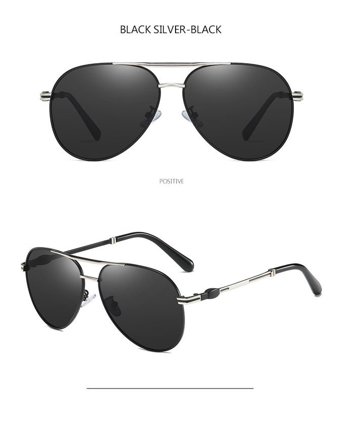 Memory Mens Metal Frame Sunglasses Spring Leg Fashion Polarized 9