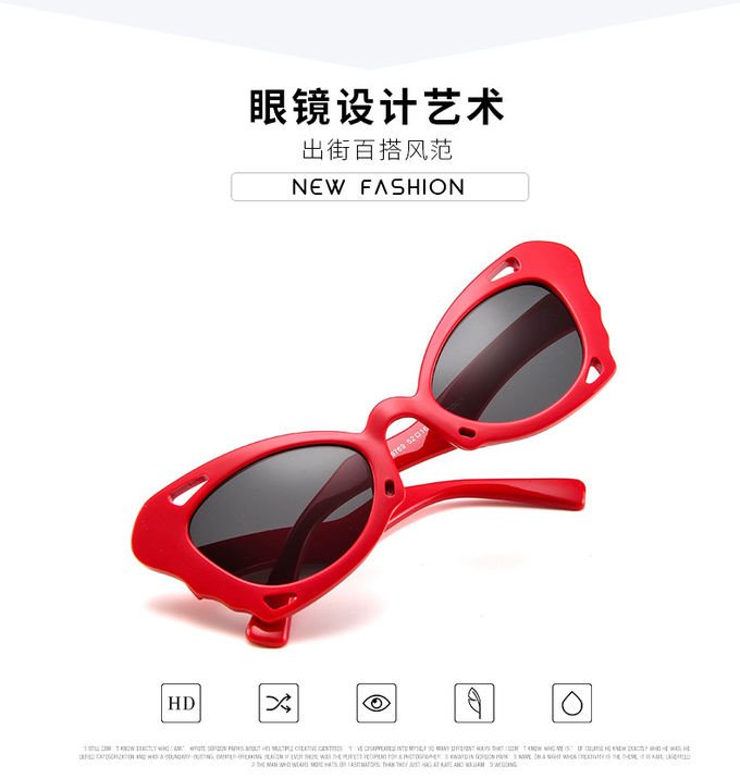Cute Sexy Ladies Butterfly Shaped Sunglasses Female Promotion Sunglasses 0