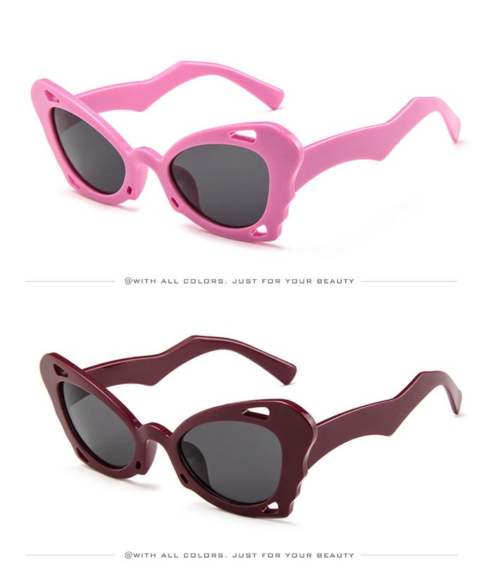 Cute Sexy Ladies Butterfly Shaped Sunglasses Female Promotion Sunglasses 2