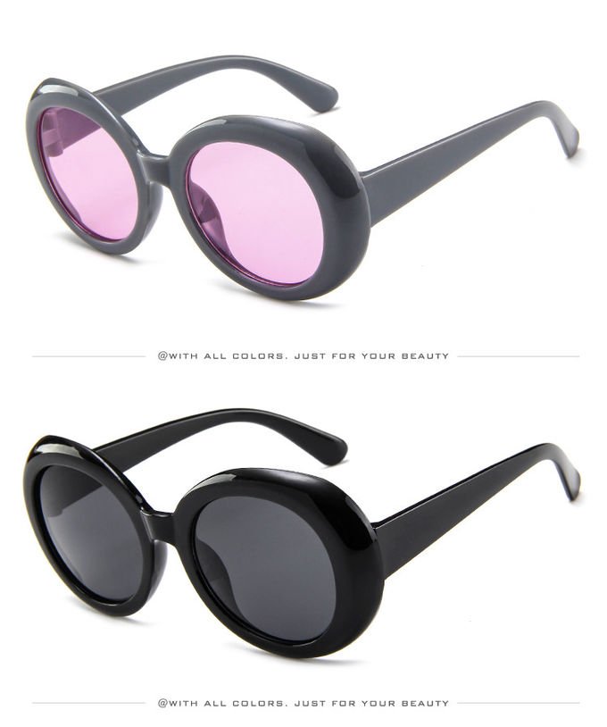 Fashion 2020 BSCI 140MM Oval Shape Sunglasses Multi Color UV400 Promotion 5