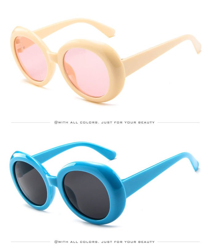 Fashion 2020 BSCI 140MM Oval Shape Sunglasses Multi Color UV400 Promotion 6