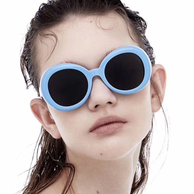 Fashion 2020 BSCI 140MM Oval Shape Sunglasses Multi Color UV400 Promotion 3