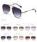 Drive Black Square Cat Eye Sunglasses Uv400 Protection Sunglasses Resin Lens