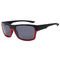 Square Cycling 144MM Sports Sunglasses Classic Black Lens Anti Glare