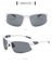 Cycling Running Sports Polarized Sunglasses Rectangle Half Rim Women Men