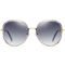 Luxury 146MM Cat Eye Square Sunglasses Authentic Italy BSCI Ladies Designer Sunglasses