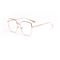 Oversized Full Frame Glasses Alloy Square Optical Spectacle Plain Lens 139MM