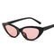 BSCI Small Frames Black Cat Eye Sunglasses Promotion Sunglasses With Logo