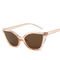 Women'S Triangle Shape BSCI Small Frame Cat Eye Sunglasses 147MM