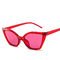 Women'S Triangle Shape BSCI Small Frame Cat Eye Sunglasses 147MM