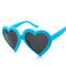 Women UV400 BSCI Love Heart Shaped Sunglasses Cat Eye Mod Vintage Style